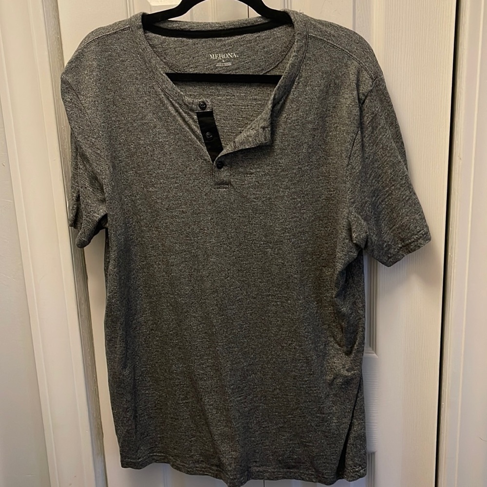 Merona Henley tee